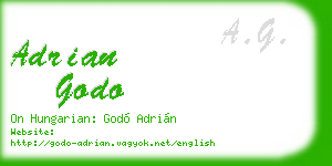 adrian godo business card